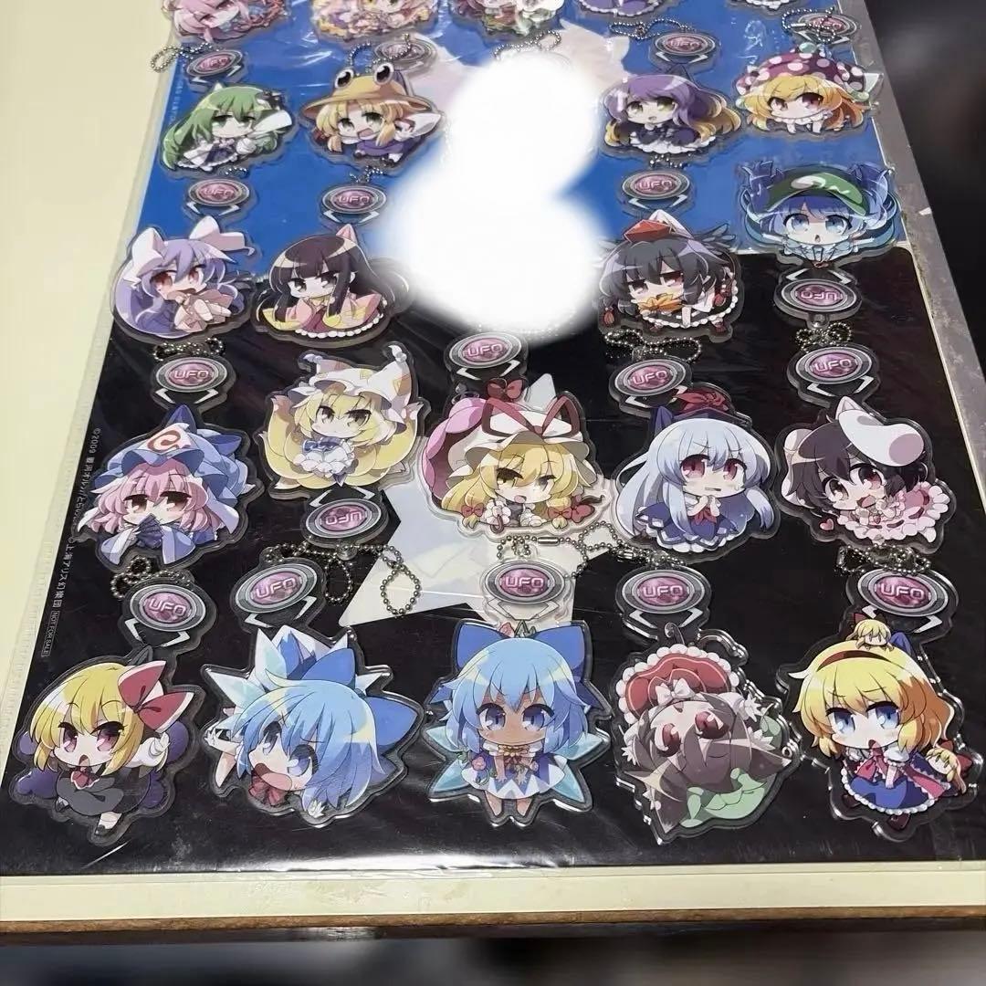 東方project UFOつままれ　アクリルキーチェン　28個まとめ売り