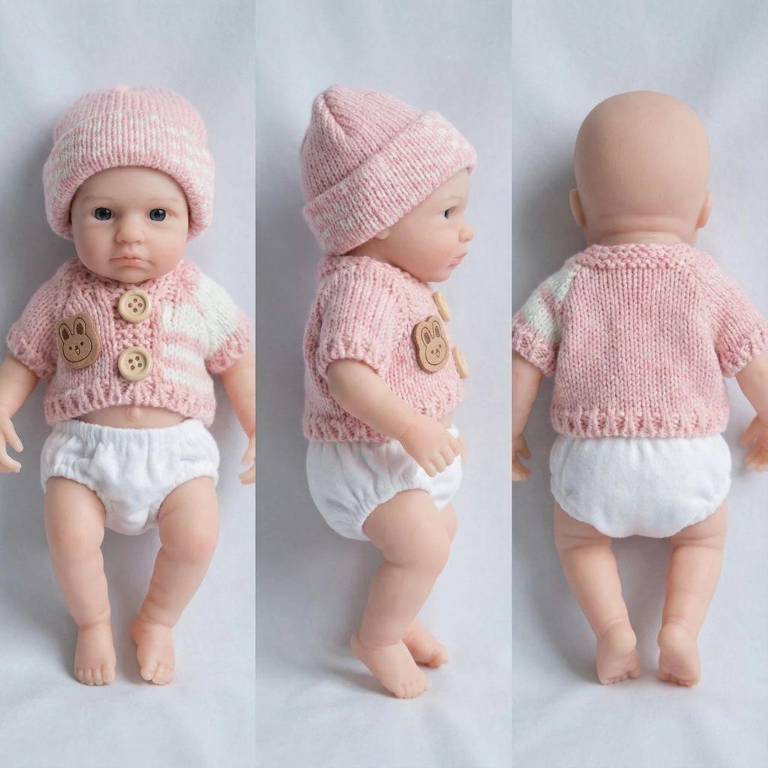 リボンドール♡フルシリコンベビー双子ちゃん