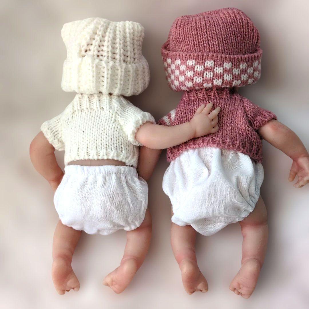 リボンドール♡フルシリコンベビー双子ちゃん