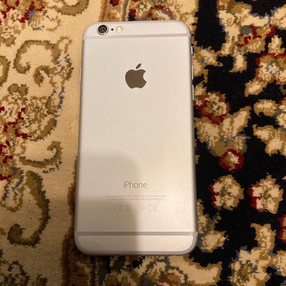 ジャンク品　Apple iPhone 6 シルバー 本体