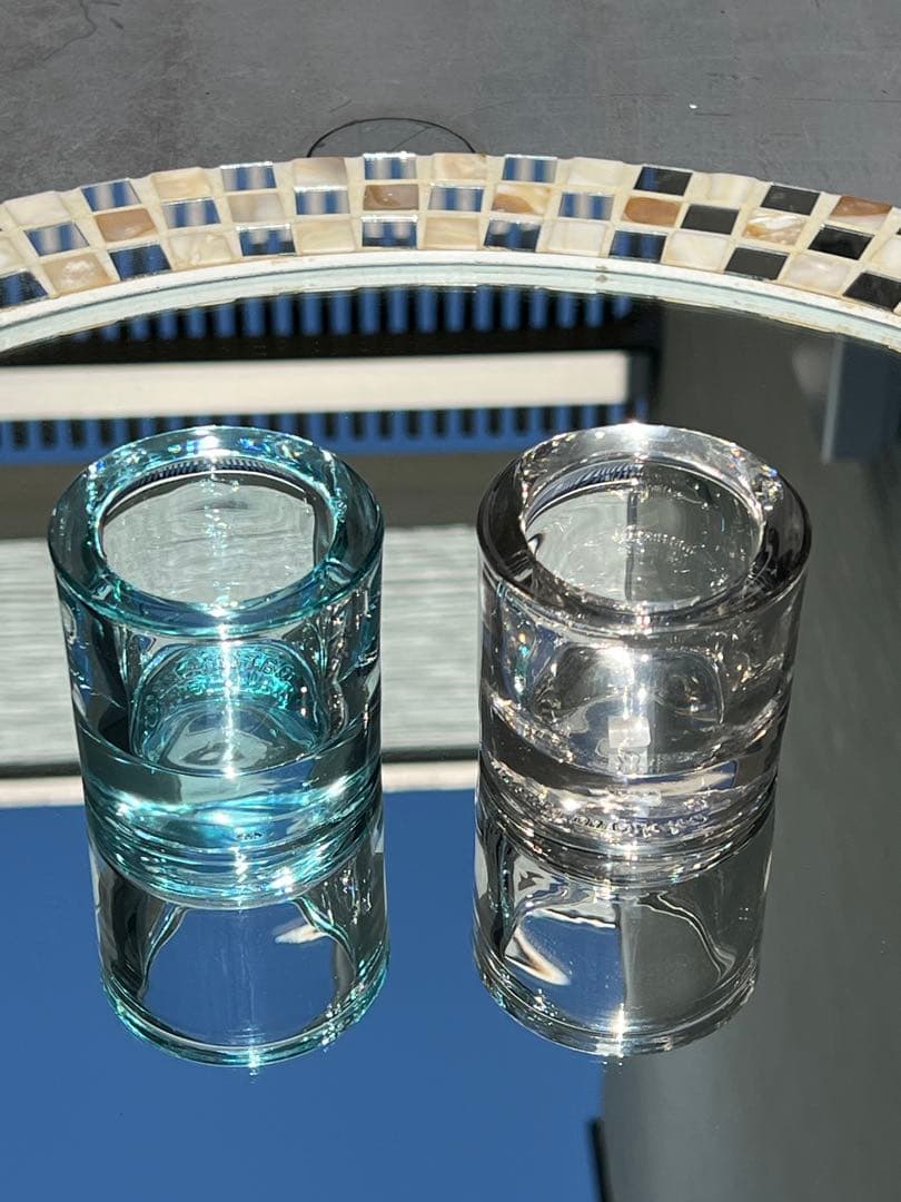 【イッタラ　kivi 中間色　リネン系　ブルー系　2個セット】