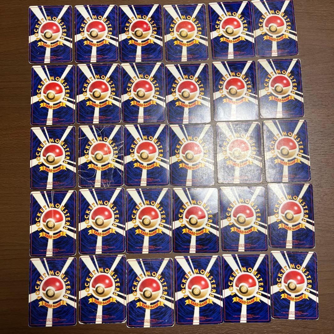 【旧裏】ポケモンカード 旧裏面 まとめ売り 30枚　カイリュー メタモン など