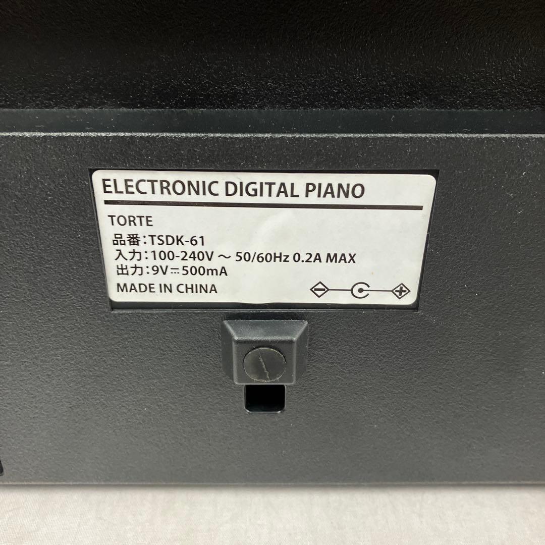 □ TORTE トルテ 電子キーボード 61鍵盤 TSDK-61 マイク付き