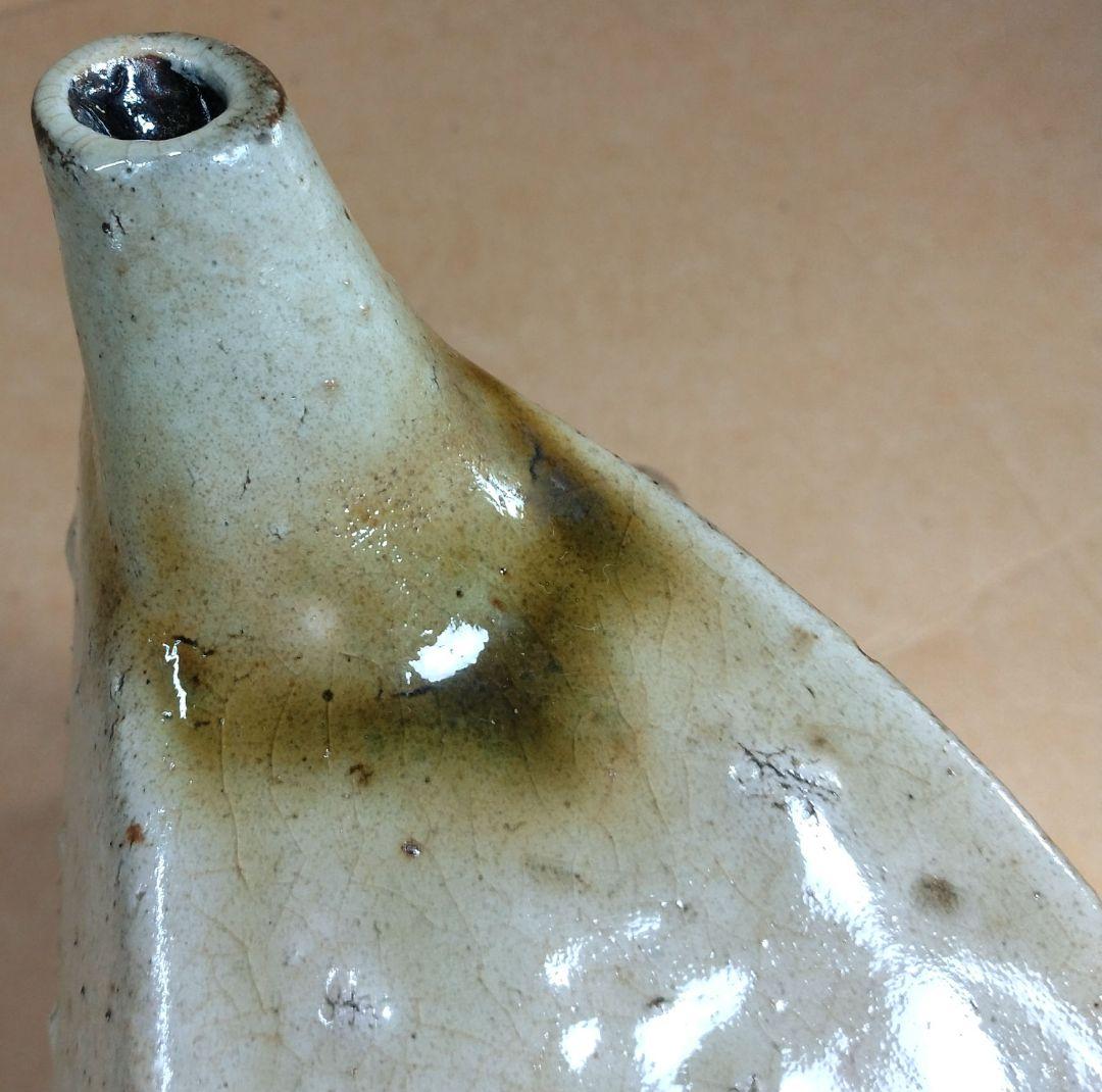 【本物保証】金城次郎 海老抱瓶 共箱 栞 美品 最大級ｗ29㎝ 壷屋焼 人間国宝