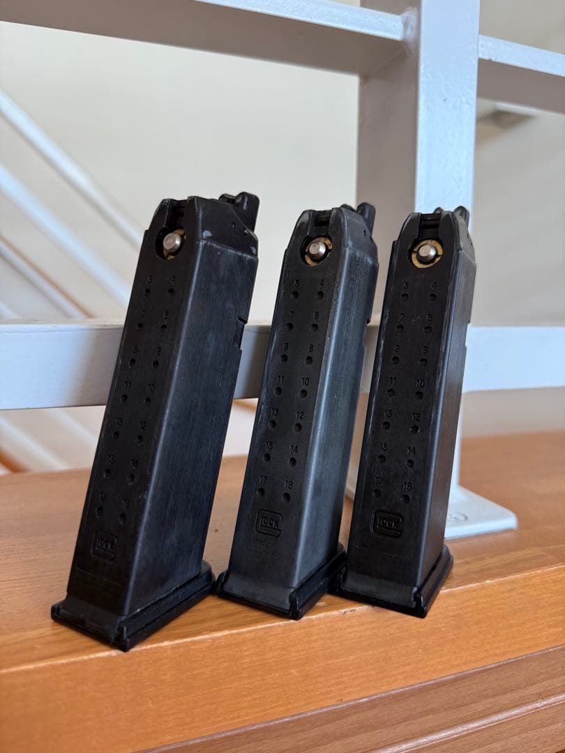 KSC G18C マガジン3本 GLOCK18C ガスブロ ガスガン マルイ