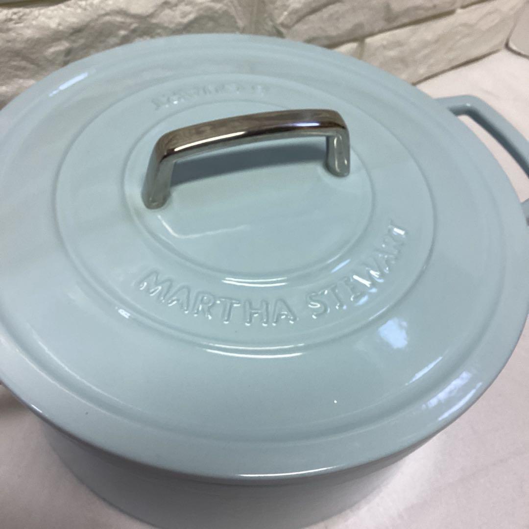 MARTHA　STEWART　鋳物　鍋　直径27ｃｍ　定価3万円