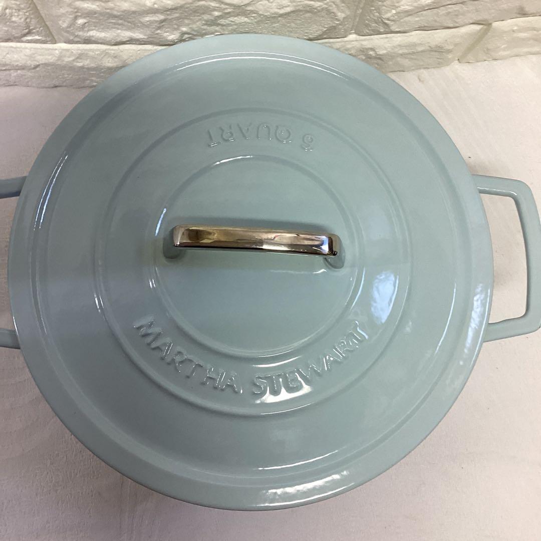 MARTHA　STEWART　鋳物　鍋　直径27ｃｍ　定価3万円