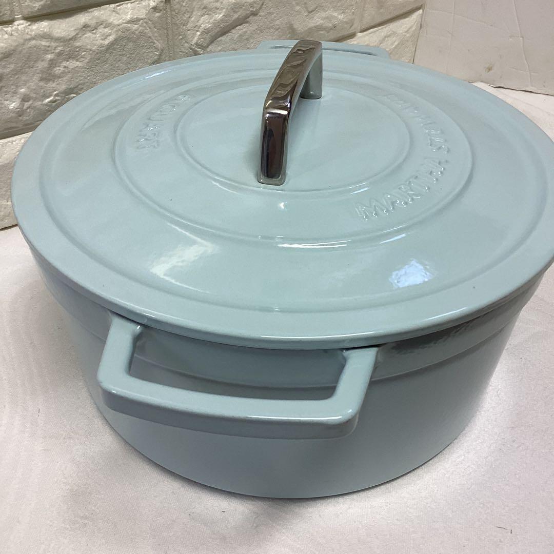 MARTHA　STEWART　鋳物　鍋　直径27ｃｍ　定価3万円
