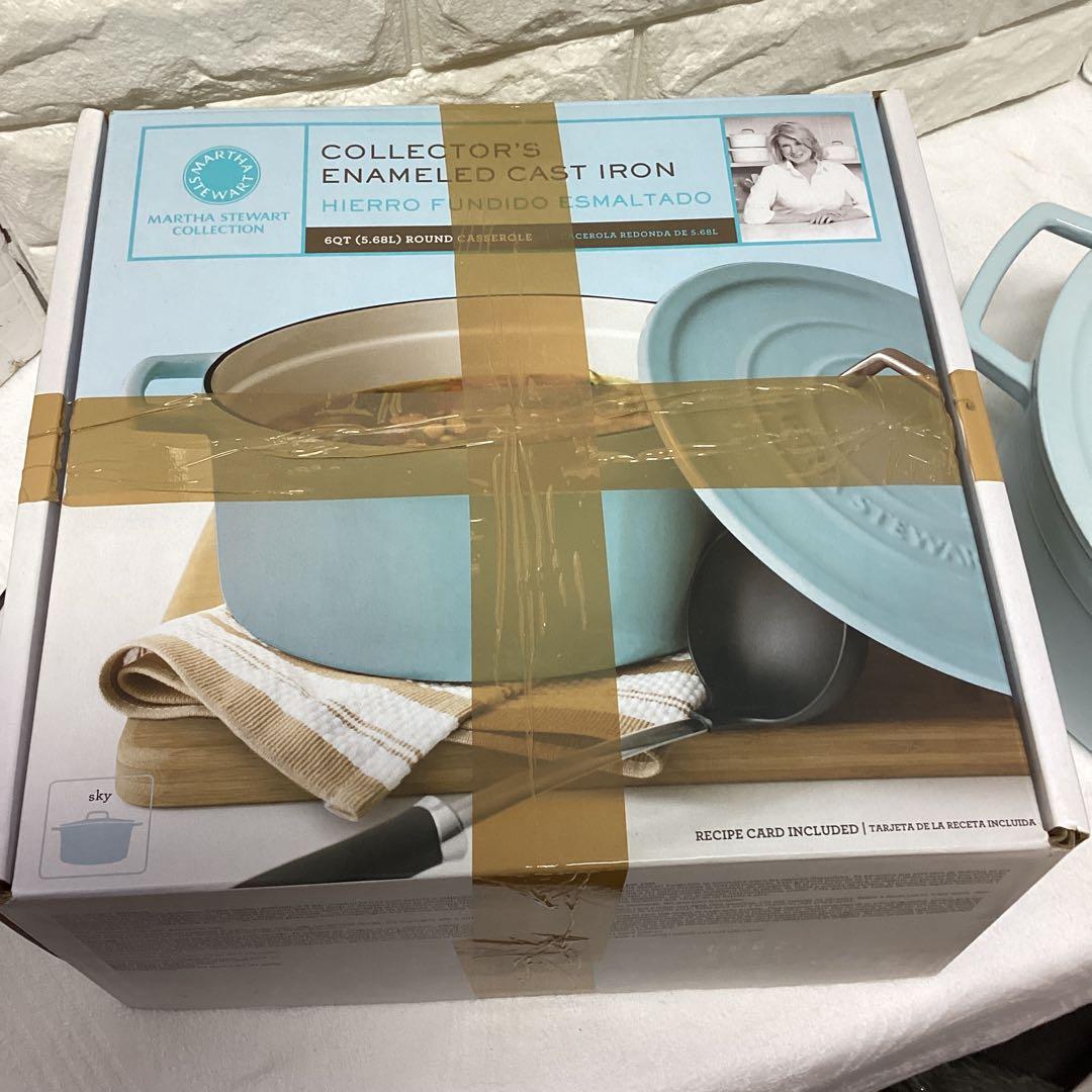 MARTHA　STEWART　鋳物　鍋　直径27ｃｍ　定価3万円