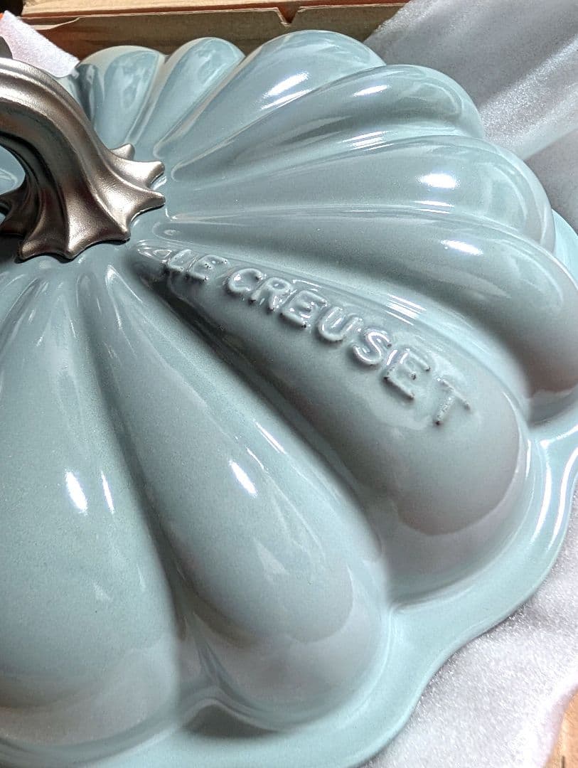 ★新品未使用★ルクルーゼ　パンプキン鍋　24cm Le Creusetシーソルト