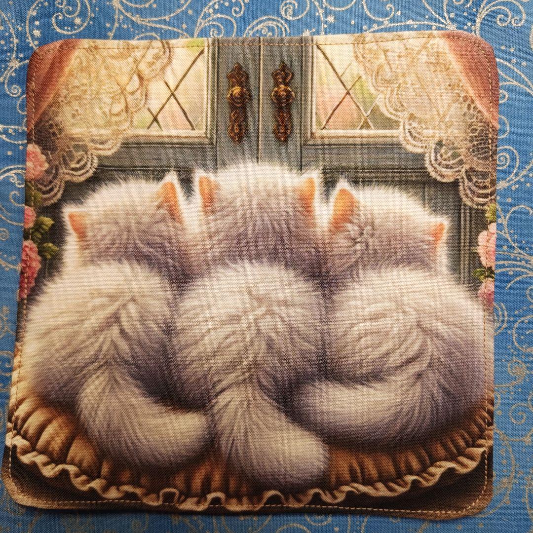 yourelia　4重ハンカチ　ポメラニアンちゃん柄　18枚