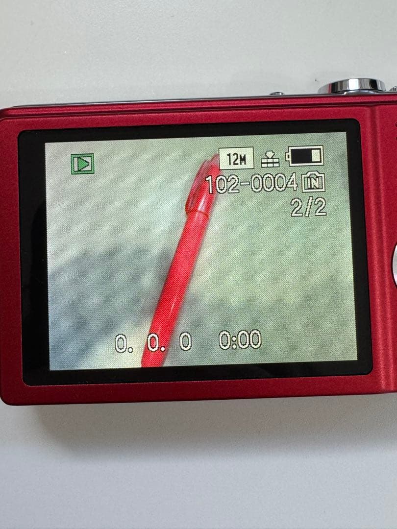 LUMIX コンパクトデジタルカメラ レッド