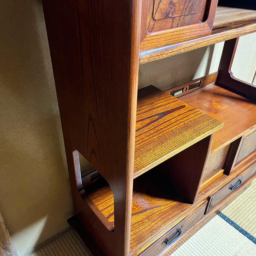 和箪笥　飾り棚　無垢材　1180mm