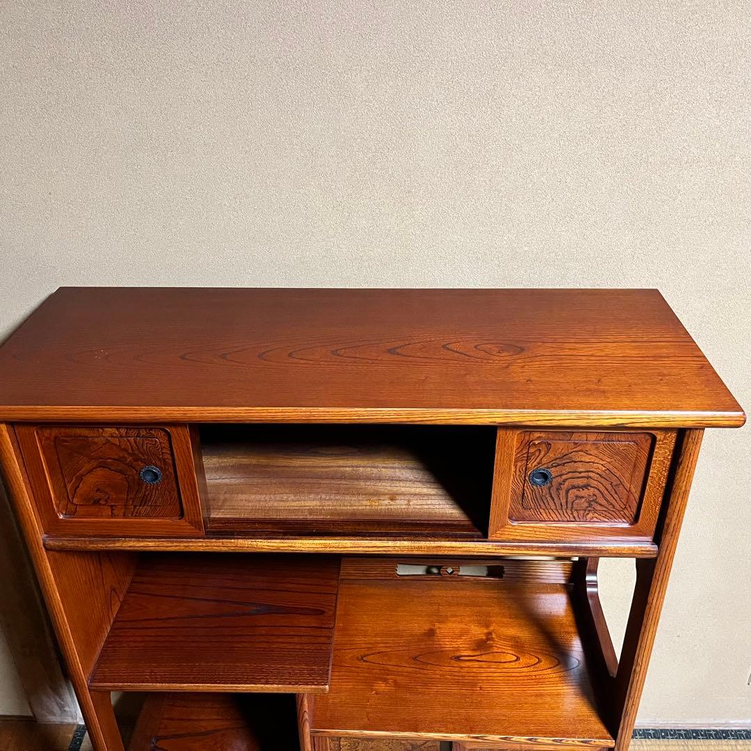 和箪笥　飾り棚　無垢材　1180mm