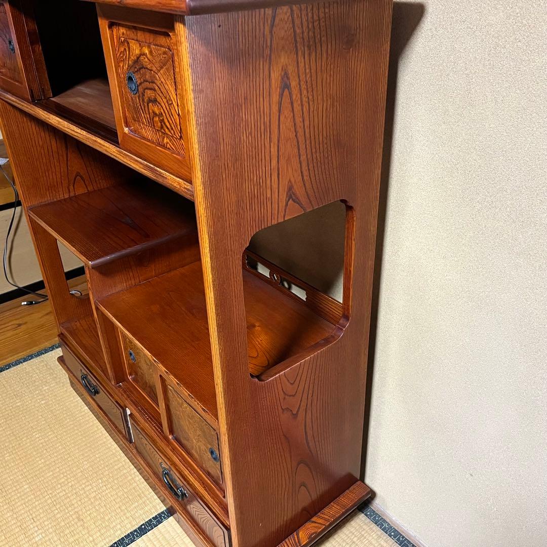 和箪笥　飾り棚　無垢材　1180mm