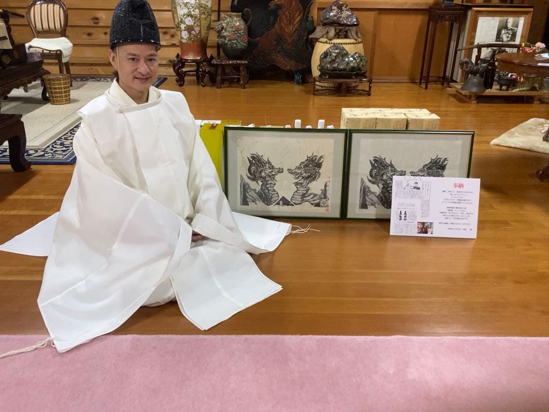 エスプレッソに宿る記憶｜村松一樹 × 伊東コーヒー焙煎｜和紙アート原画　巳年記念