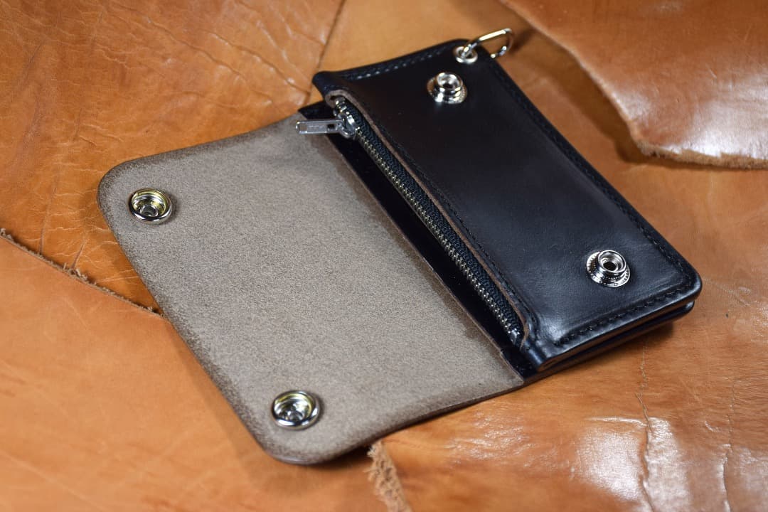 Horween社　クロムエクセル ミニ財布　小銭入れ　茶芯