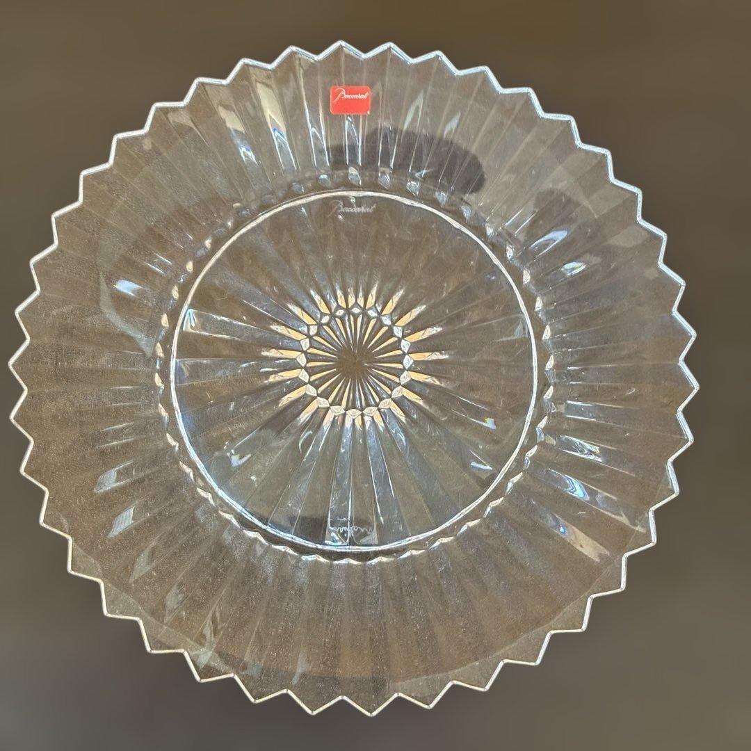 Baccarat ミルニュイ　26cmリム付き皿　4枚セット