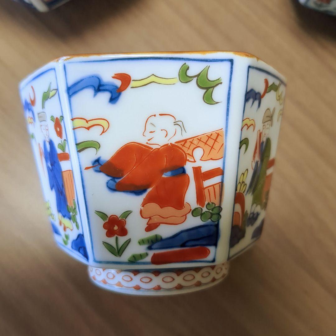 有田焼　賞美堂其泉窯 六角小鉢揃