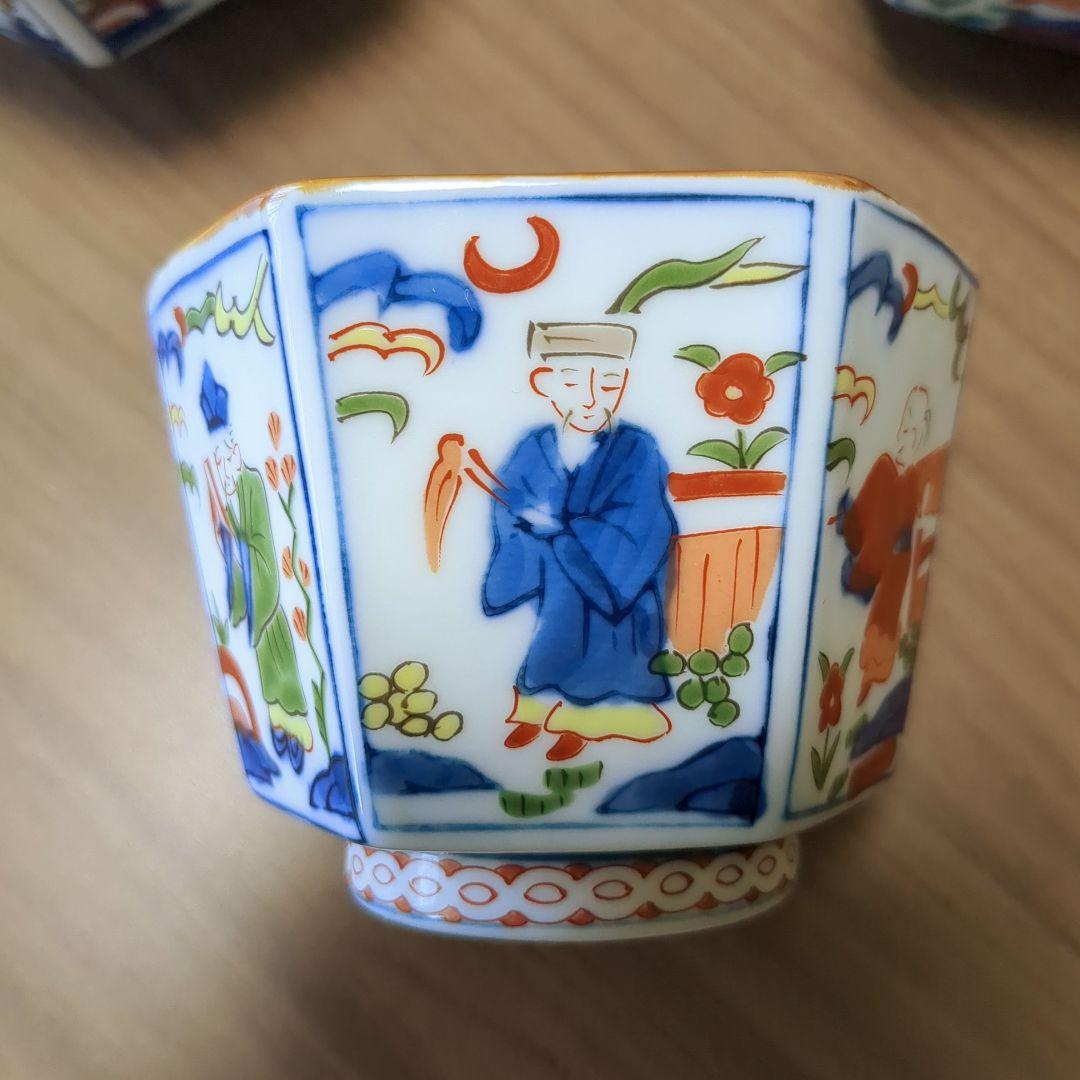 有田焼　賞美堂其泉窯 六角小鉢揃