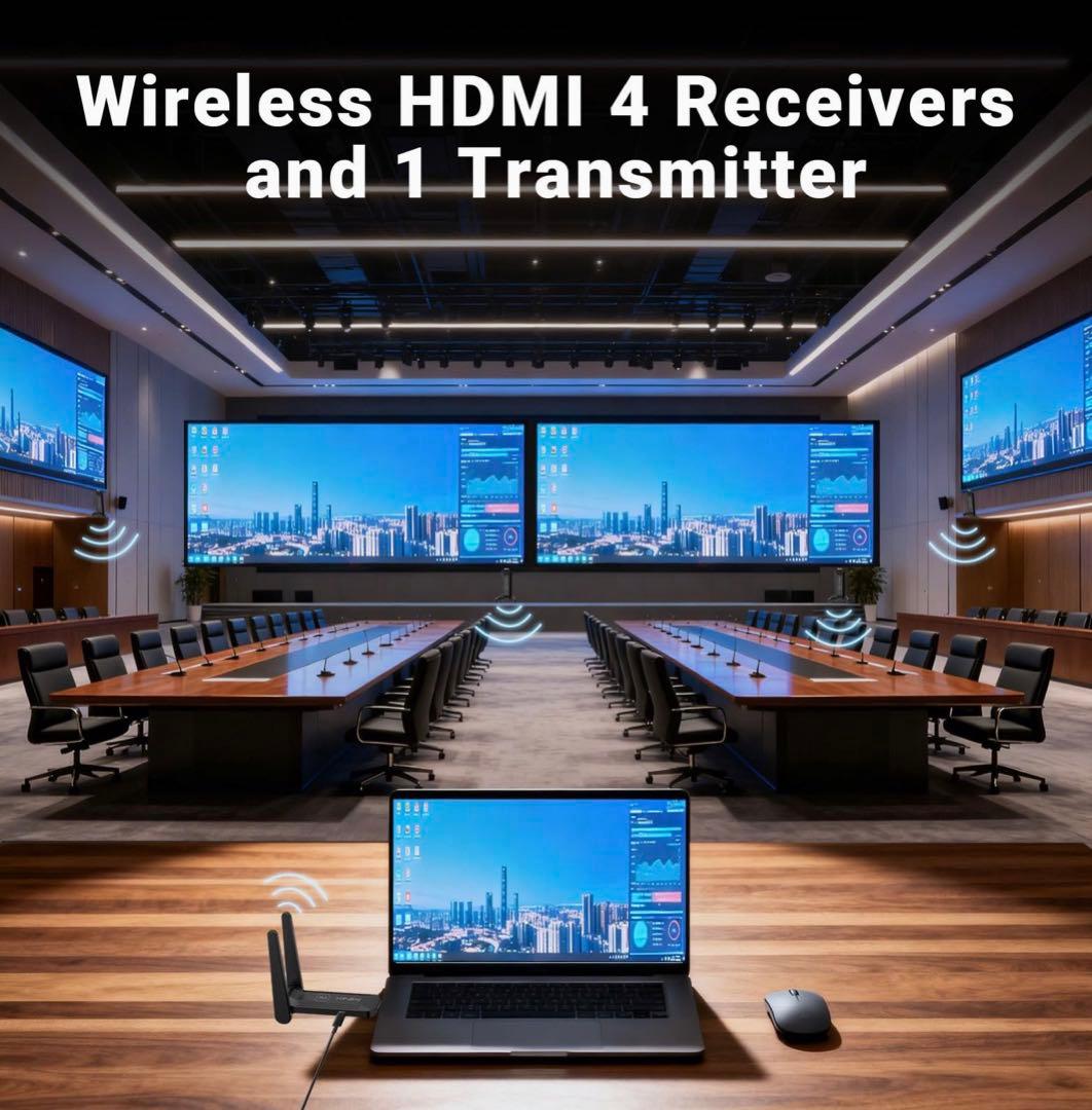MINIX NEO B14 ワイヤレス HDMI 送受信機セット USB-C対応
