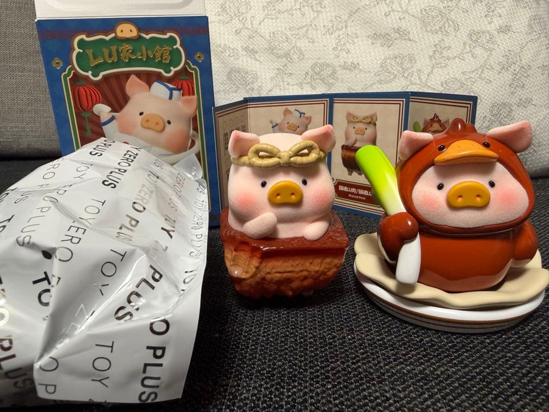 子豚LuLu the piggy 中華料理　3体セット　toyzeroplus