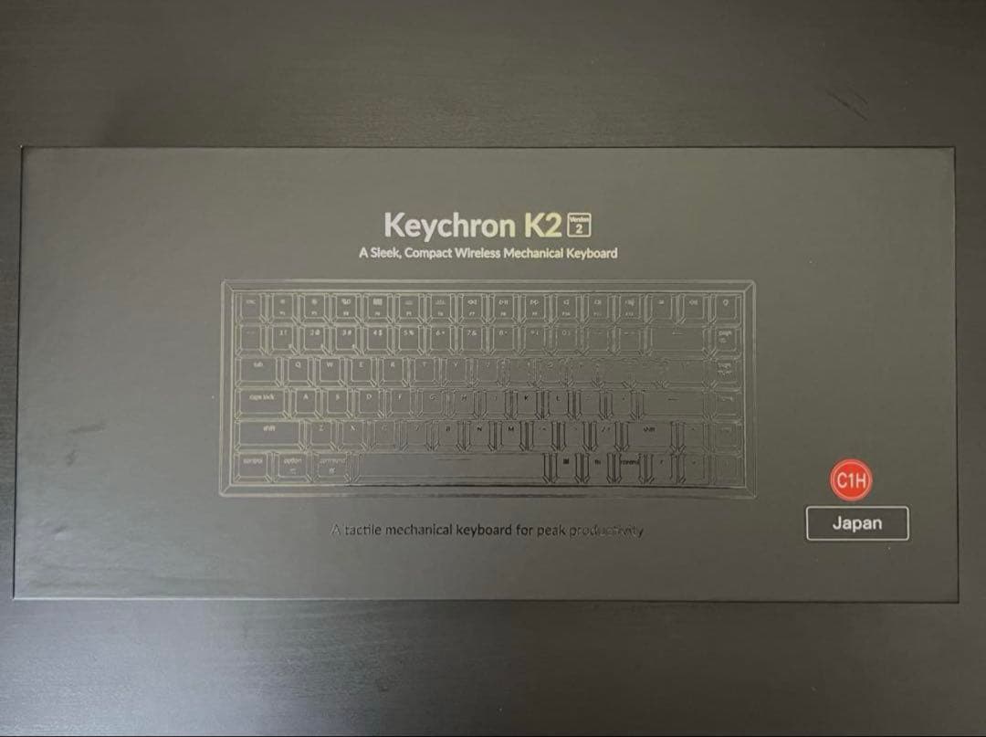 Keychron K2 ホットスワップ対応赤軸 RGBライトUS配列　キーボード