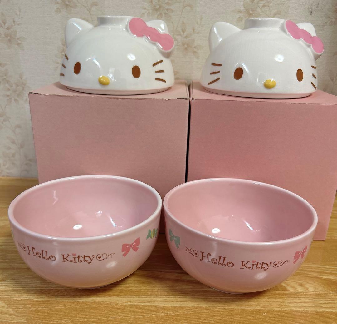 【激レア】2007年製サンリオ✩ハローキティ✩どんぶり2個セット