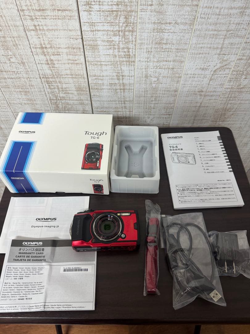 Olympus Tough TG-6 レッド 本体　 ハウジングセット