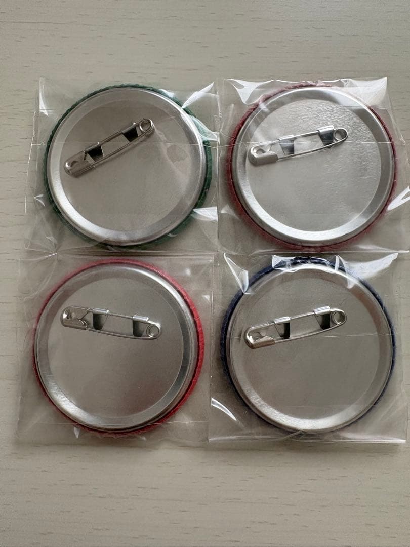 level3 缶バッジ キヨ レトルト 牛沢　ロゴ4点セット