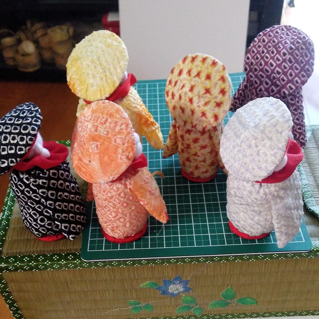 正絹絞り お地蔵様 六地蔵様