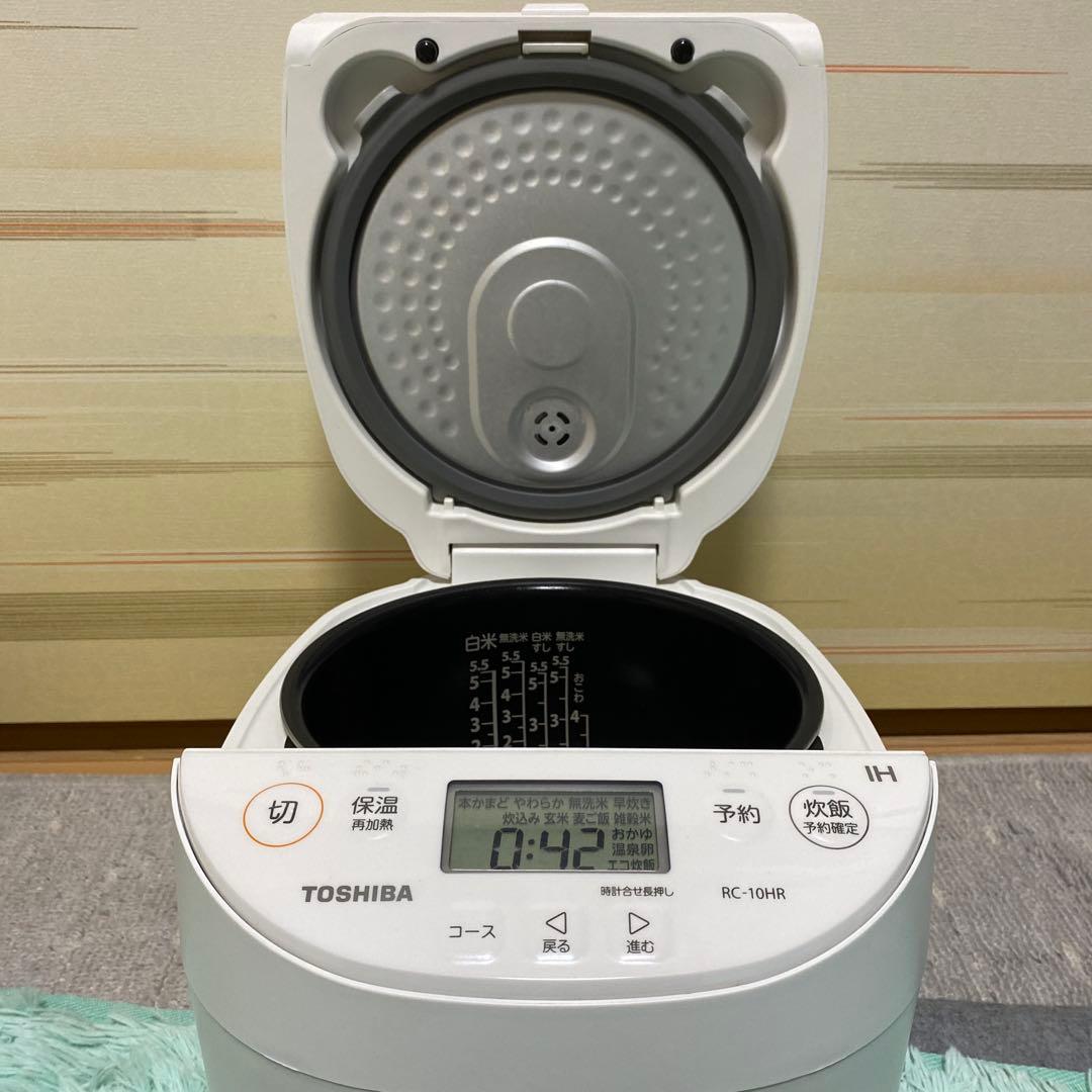 TOSHIBA IH炊飯器 5.5合炊き 2023年製 RC-10HR 送料込み