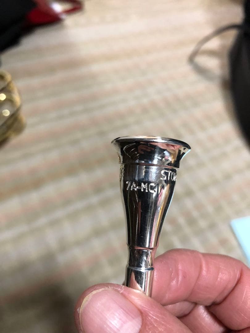フレンチホルンマウスピース　ストンビ7A-MC