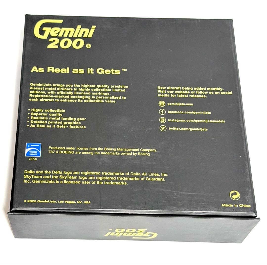 Gemini 1/200 B737-900ER デルタ航空 フラップダウンモデル