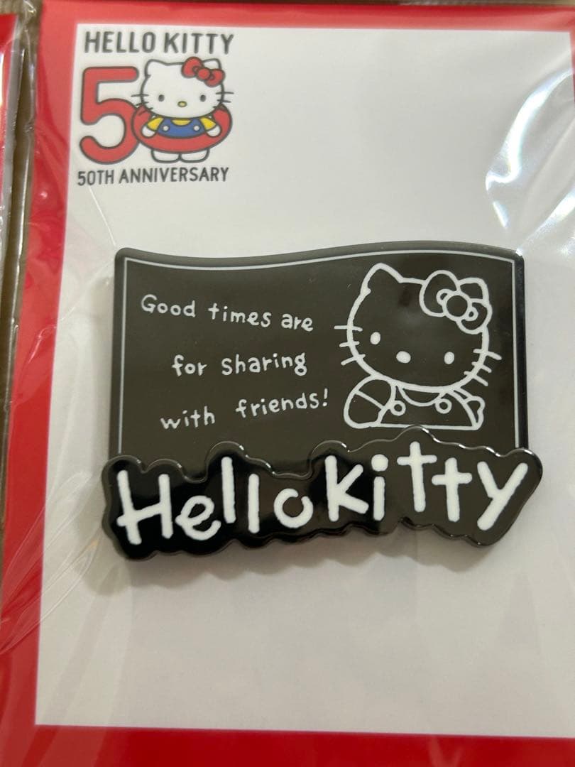 ハローキティ 50周年　ヒストリカル　ピンバッジコレクション　9種　新品