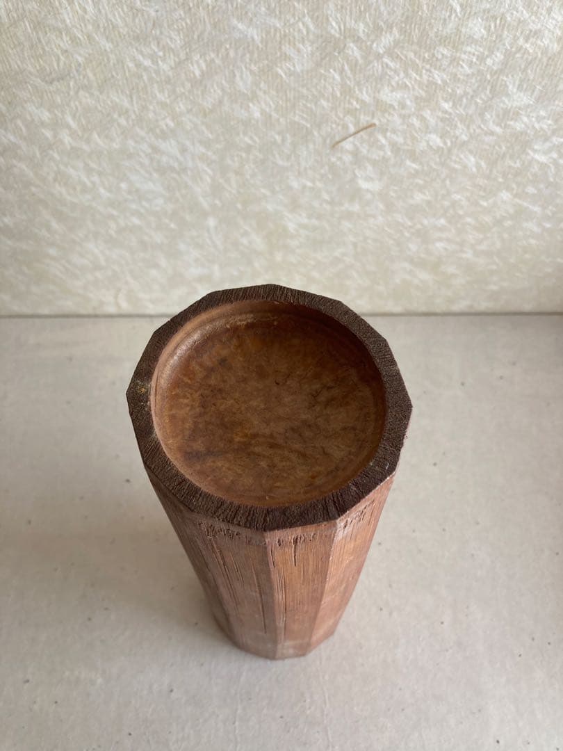 竹工芸 花入れ 透かし編み｜竹花籠 落とし付｜昭和 手仕事 高28cm