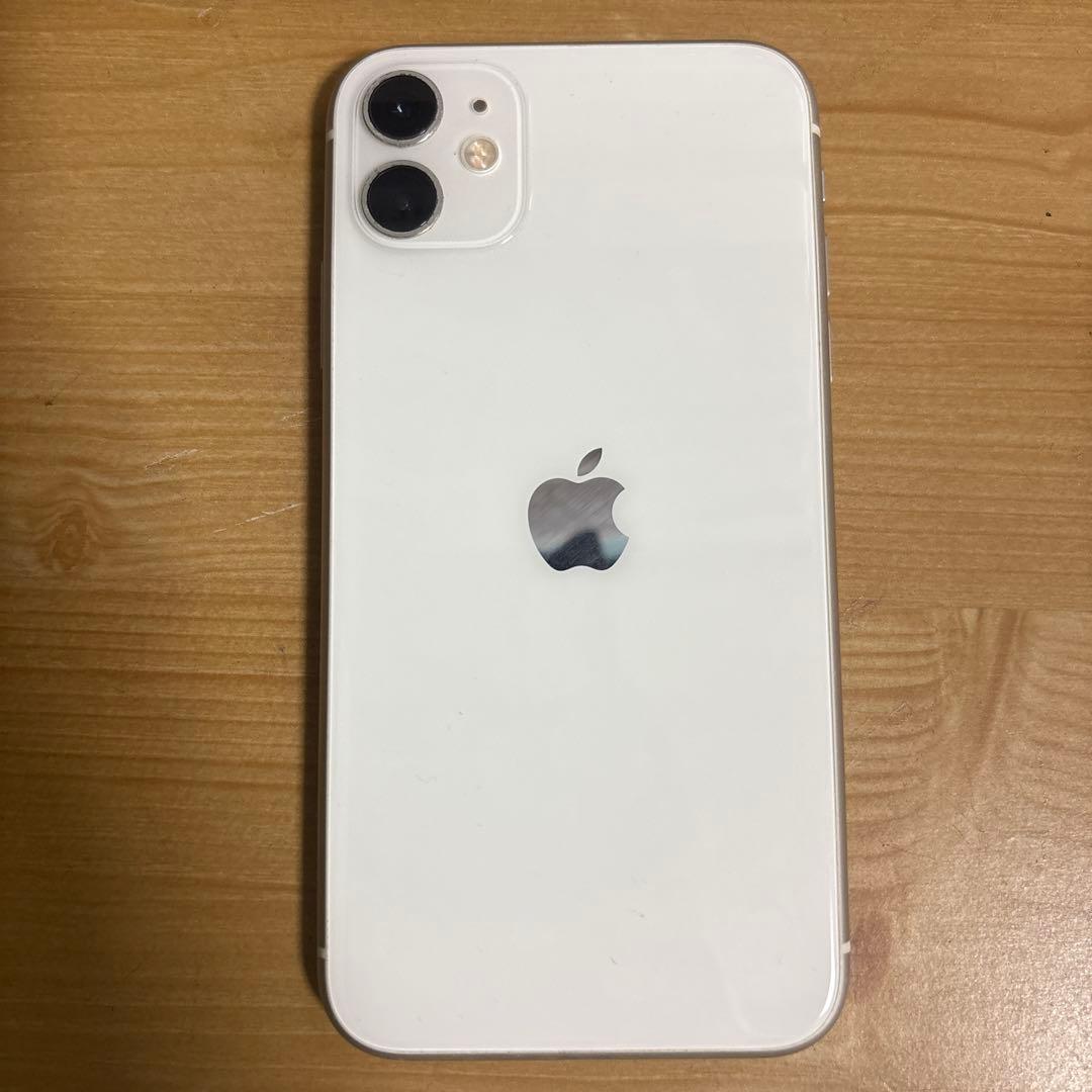 iPhone11 128GB ホワイト 本体のみ ジャンク品 SIMフリー