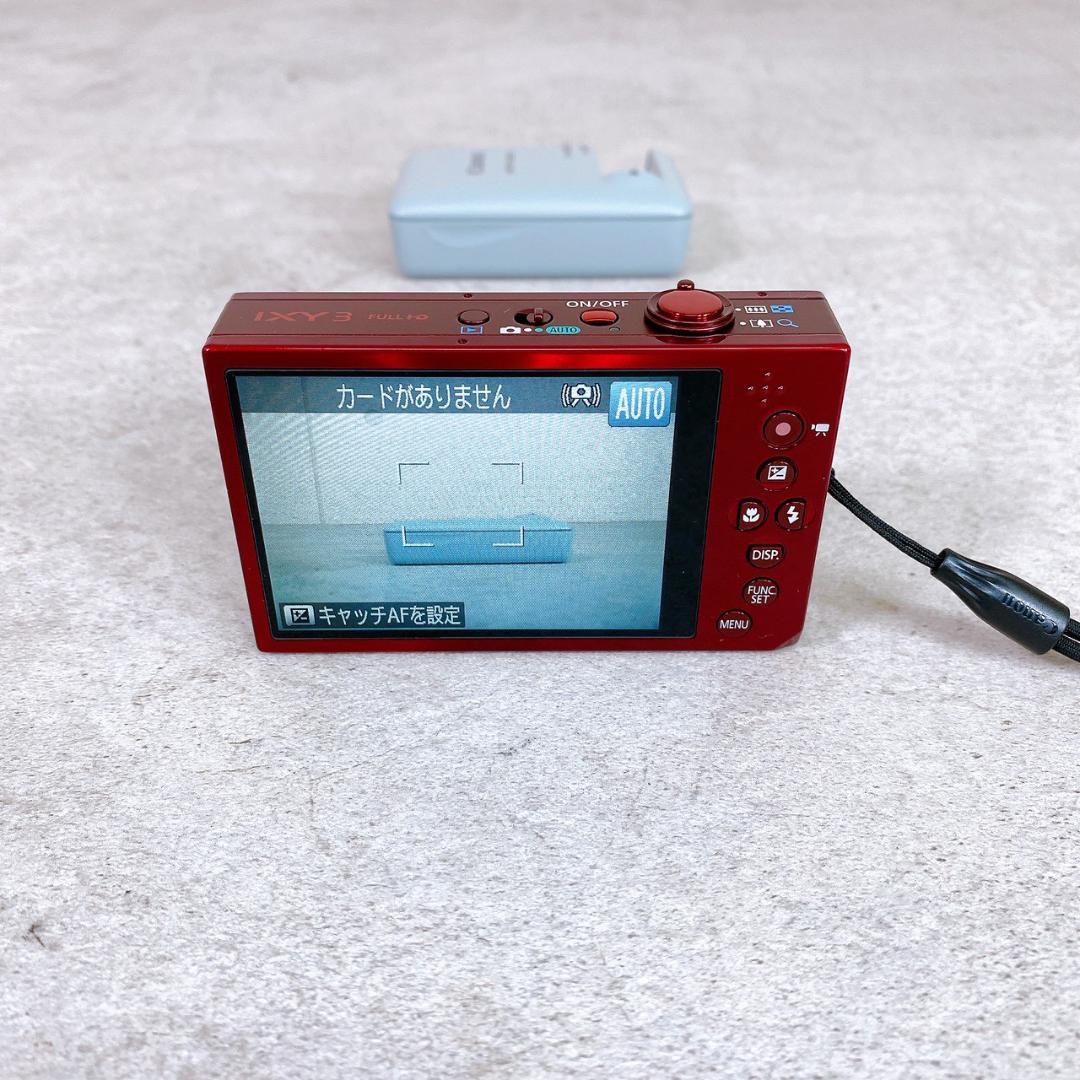 【美品】Canon IXY 3 コンパクトデジタルカメラ RED