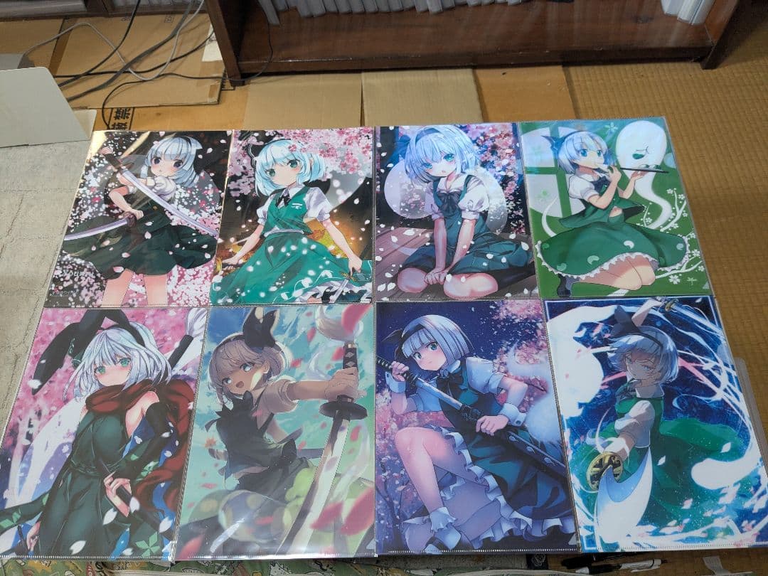 東方project　魂魄妖夢 A4クリアファイル 14枚セット②