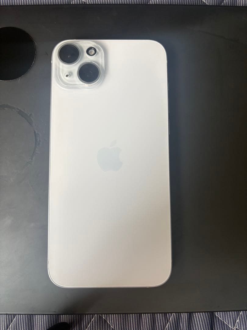 Apple iPhone 15 plus ホワイト ブルー 128GB 91%