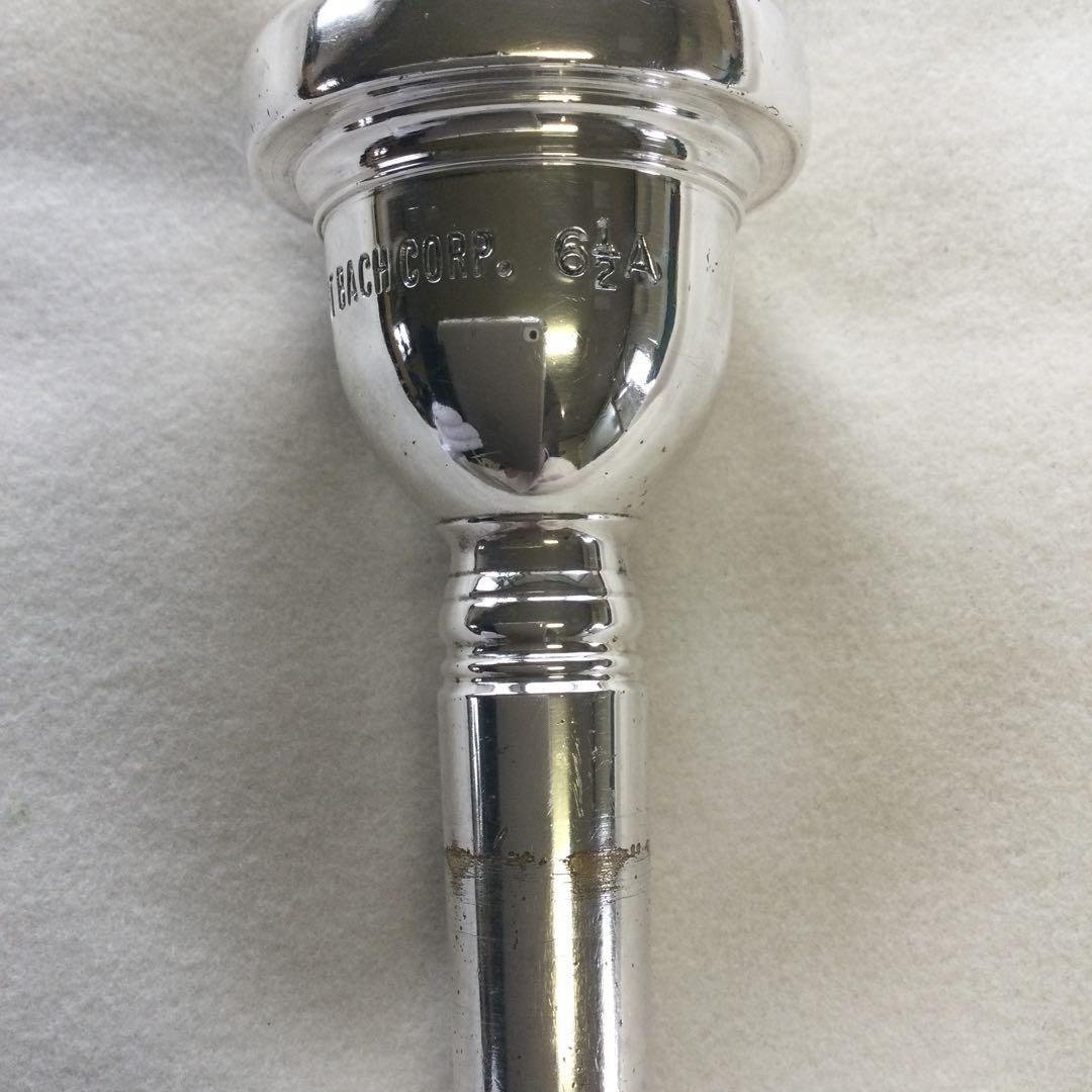 バック　トロンボーン　マウスピース　BACH CORP. 6 1/2 A 太管用