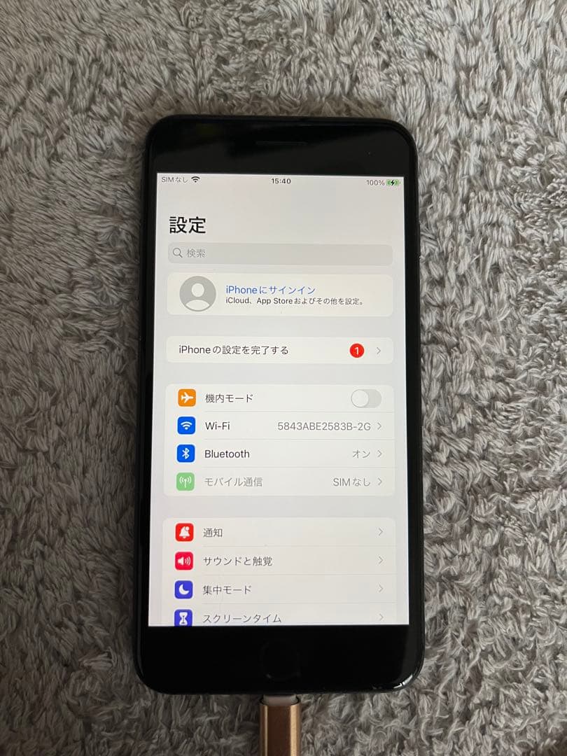 iPhone８Plus スペースグレイ　SIMフリー　78%