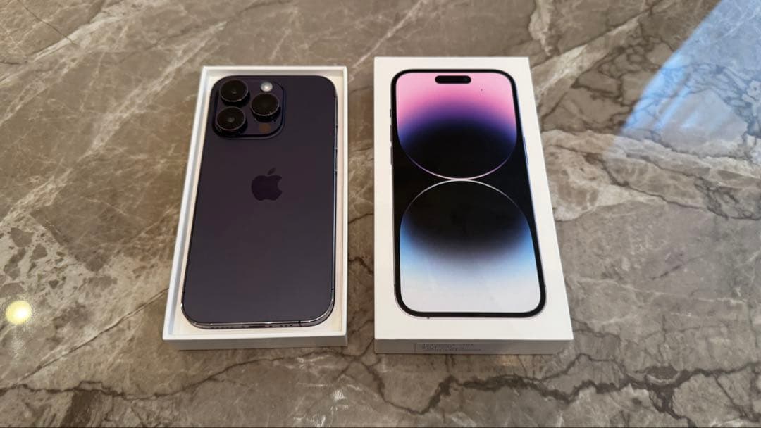 【美品】Apple iPhone 14 Pro 128GBバッテリー84%