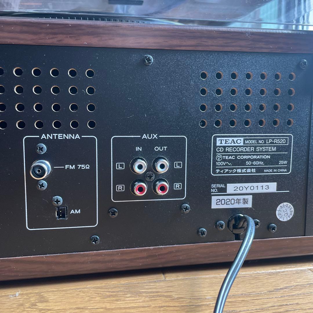 【難あり】TEAC LP-R520 レコード CD カセット