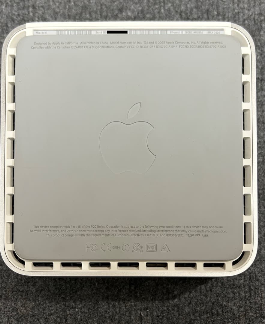 超貴重 初代 Mac mini オリジナルホワイト PPC G4 コレクション