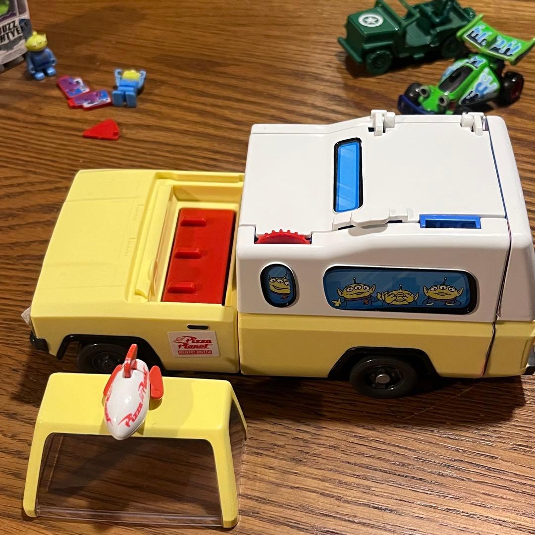 トイストーリー トミカピザプラネットトラック　セット売り