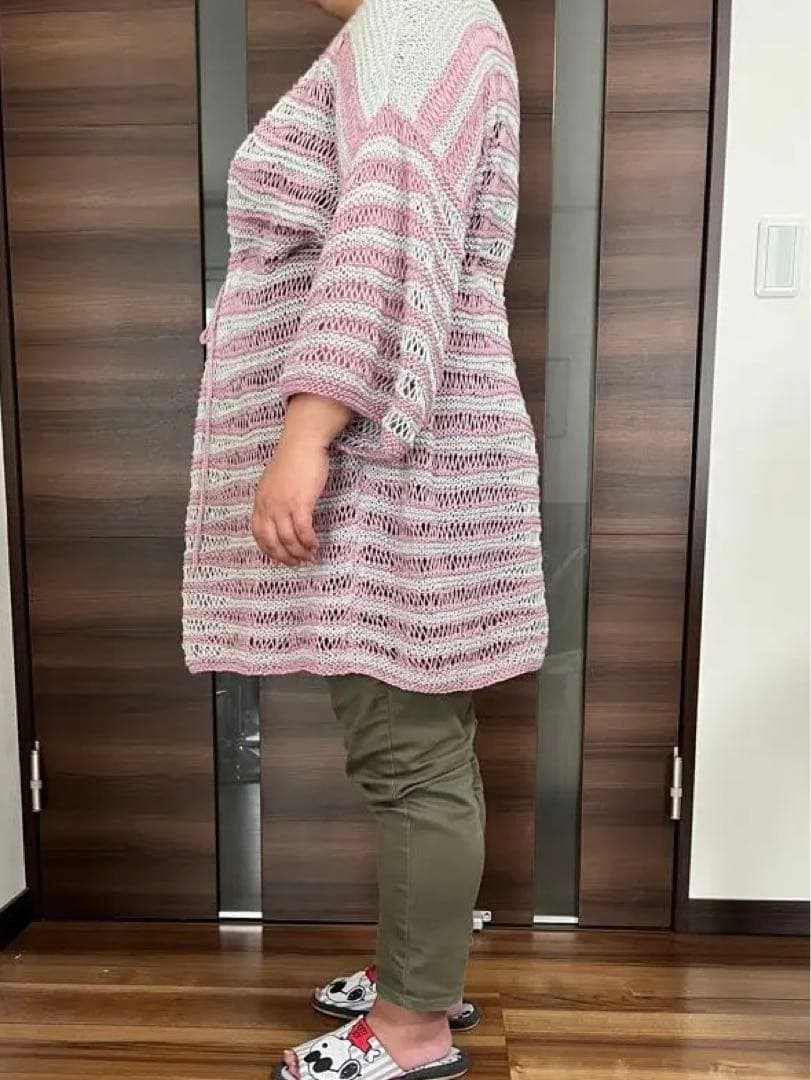 サマーニット　大きいサイズ　ハンドメイド