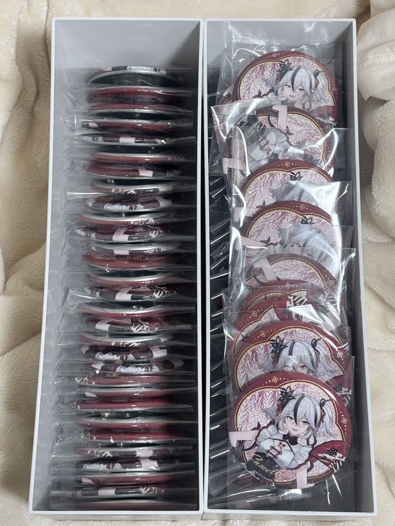 鳴潮 × 西湖 中国限定 コラボ POP-UP ツバキ 缶バッジ 70個セット