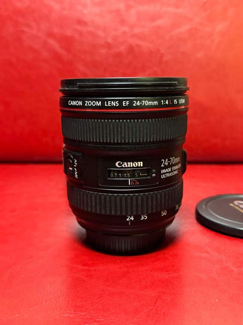 (美品)Canon EF 24-70mm f/4L IS USM ズームレンズ