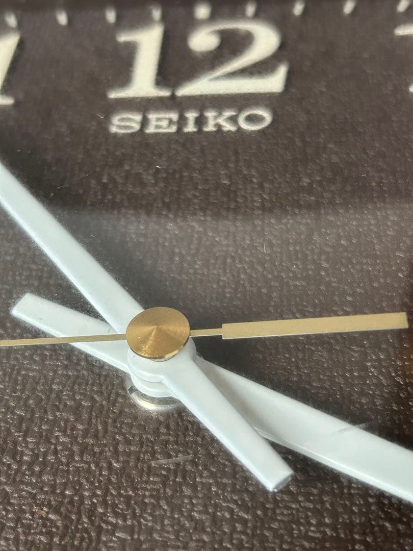 70's　SEIKO　掛け時計　ミッドセンチュリー　ビンテージ　レトロ　木目調